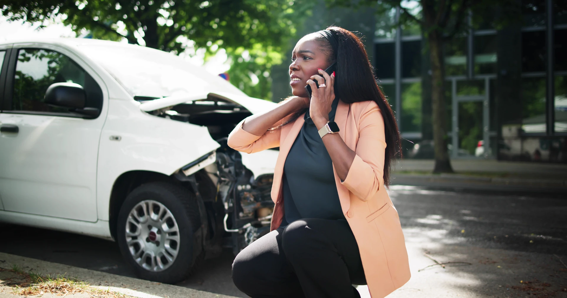 woman wondering if she needs a lawyer for a car accident settlement